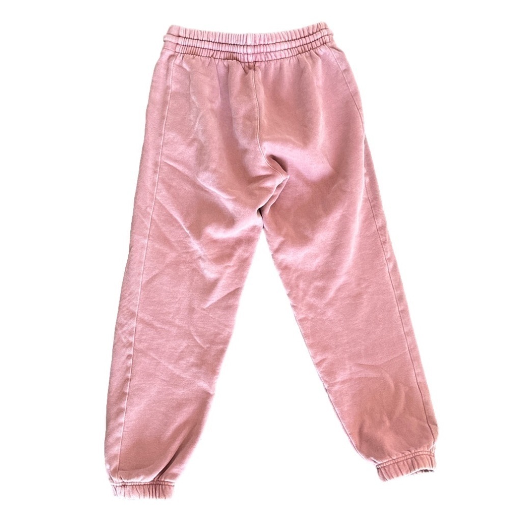 TNA Dusty Rose Cozy Fleece Boyfriend Sweatpants size Small